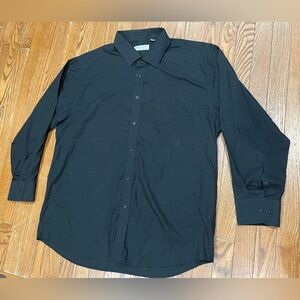 Alberto Cardinali. Elegant Black Men's Dress Shirt